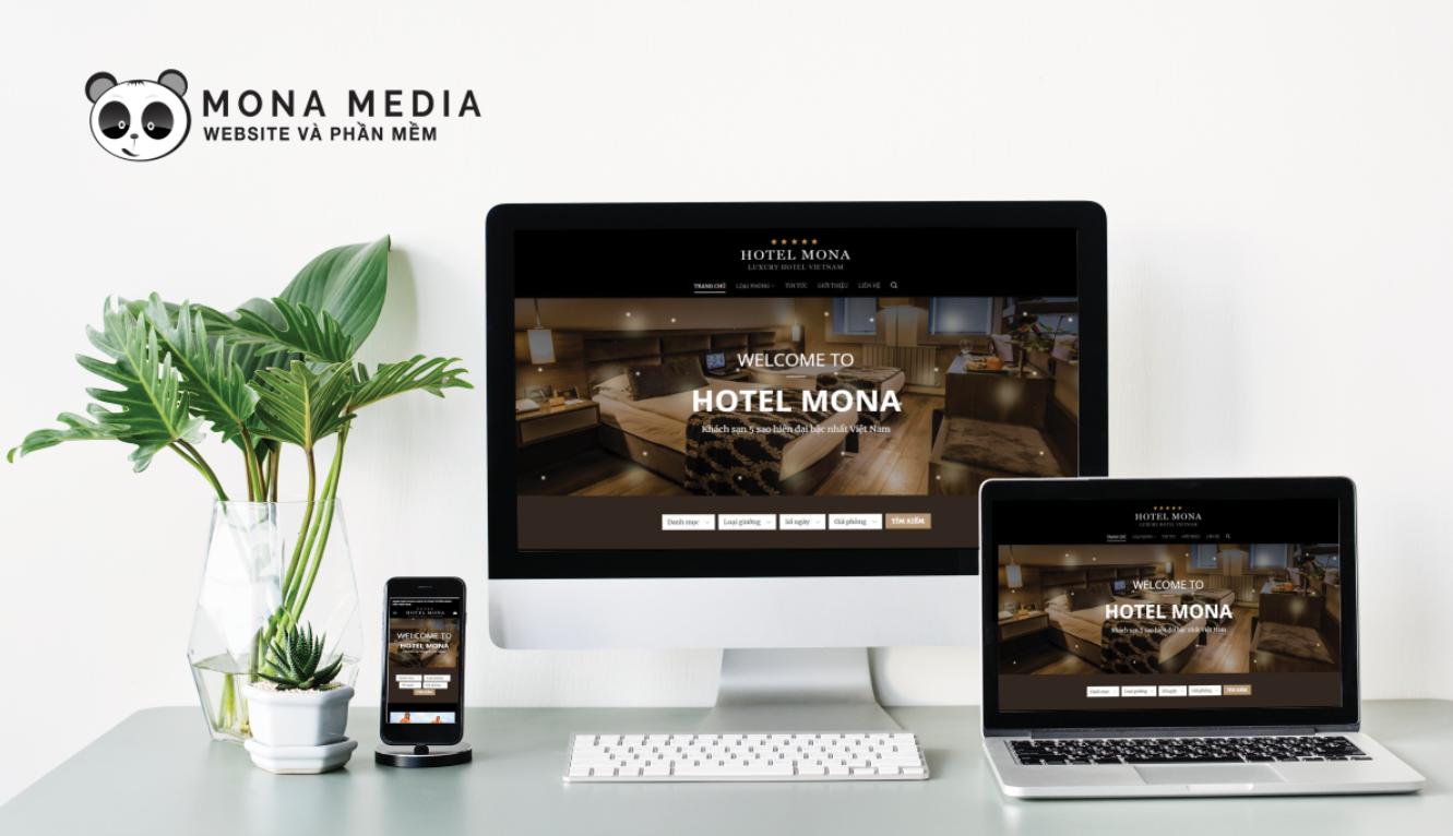 Mẫu web khách sạn Hotel Master